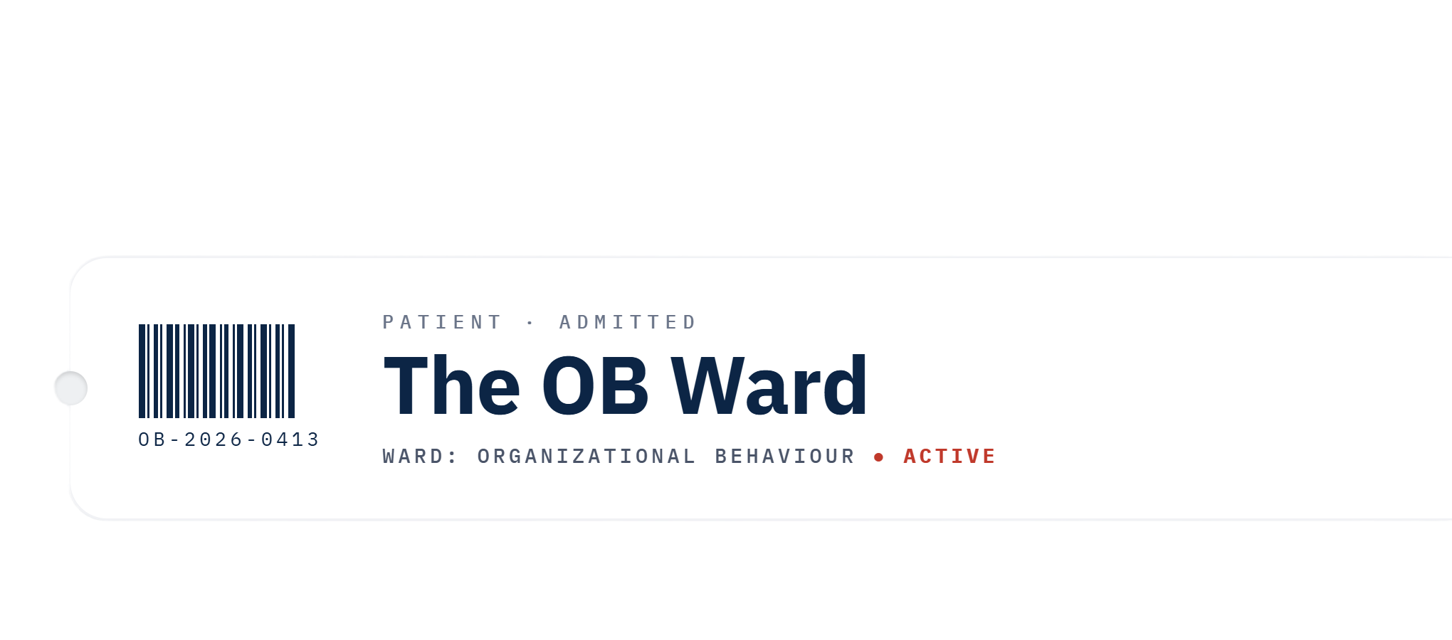 The OB Ward